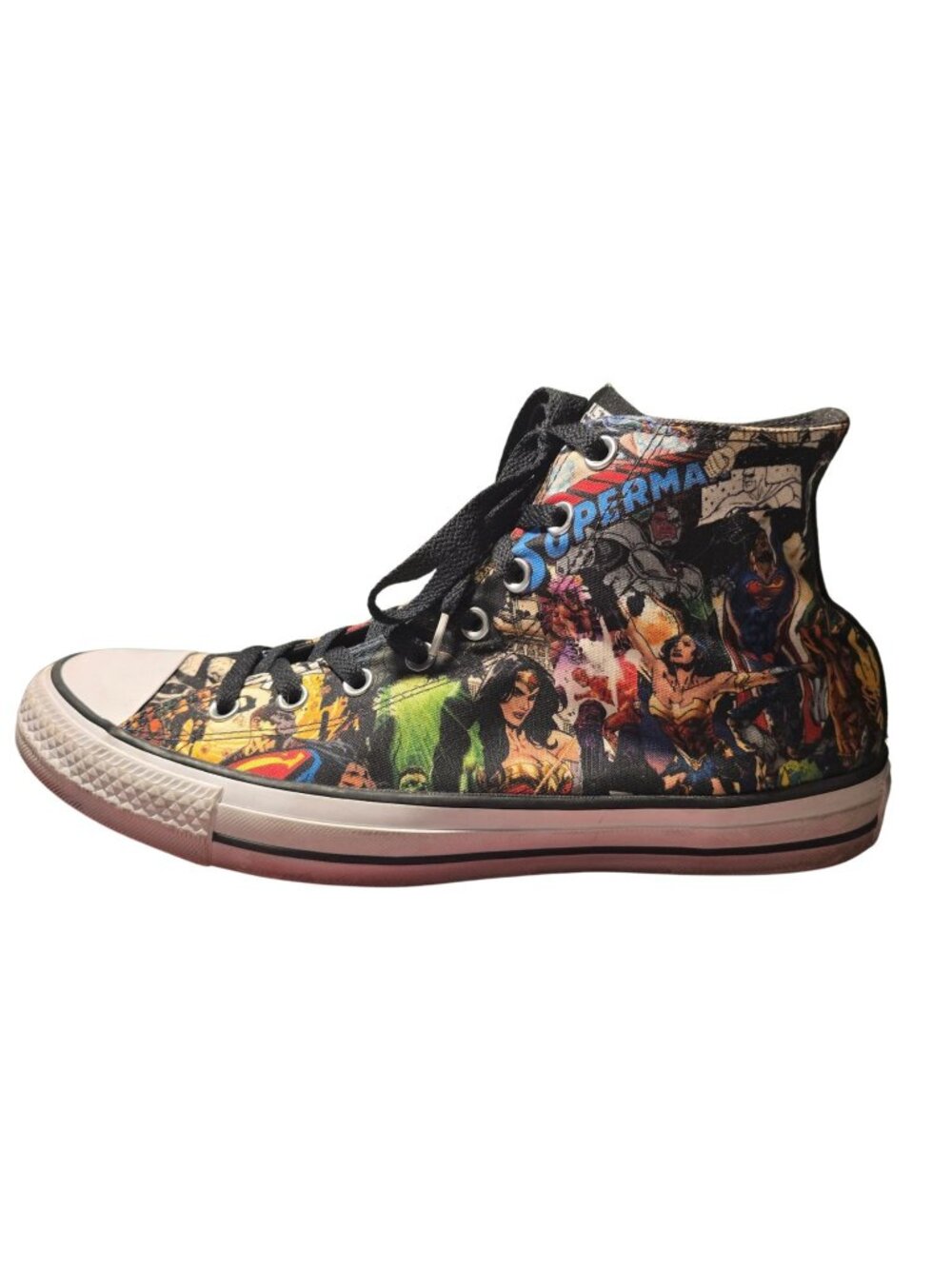 Converse All Star Justice League Superman High Tops 162876C M12/ W14 - Picture 3 of 11